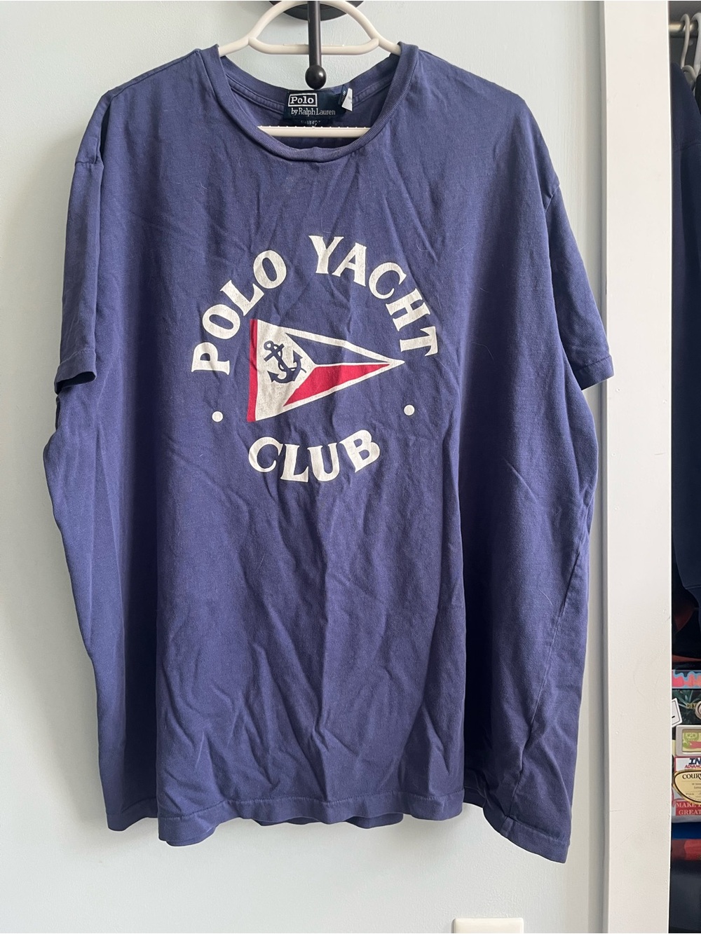 Polo by Ralph Lauren Navy Blue Polo Yacht Club Graphic Tee